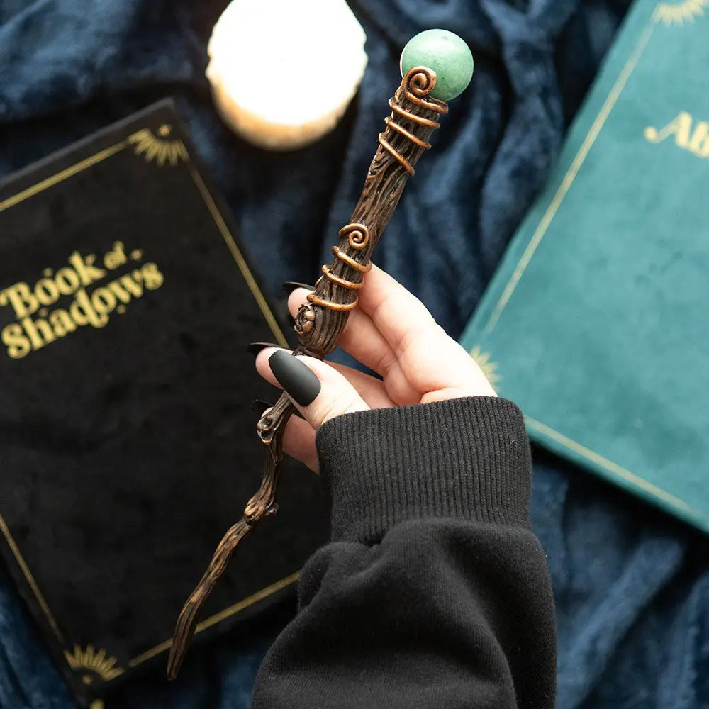 Abundance Crystal Wand - Green Aventurine Something Different