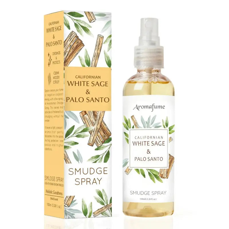 White Sage & Palo Santo Smudge Spray (100ml) Aromafume