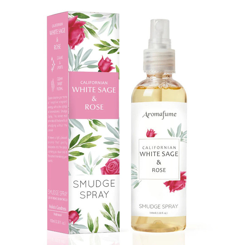White Sage & Rose Smudge Spray (100ml)