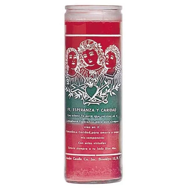 Faith Hope & Charity Crusader Candle