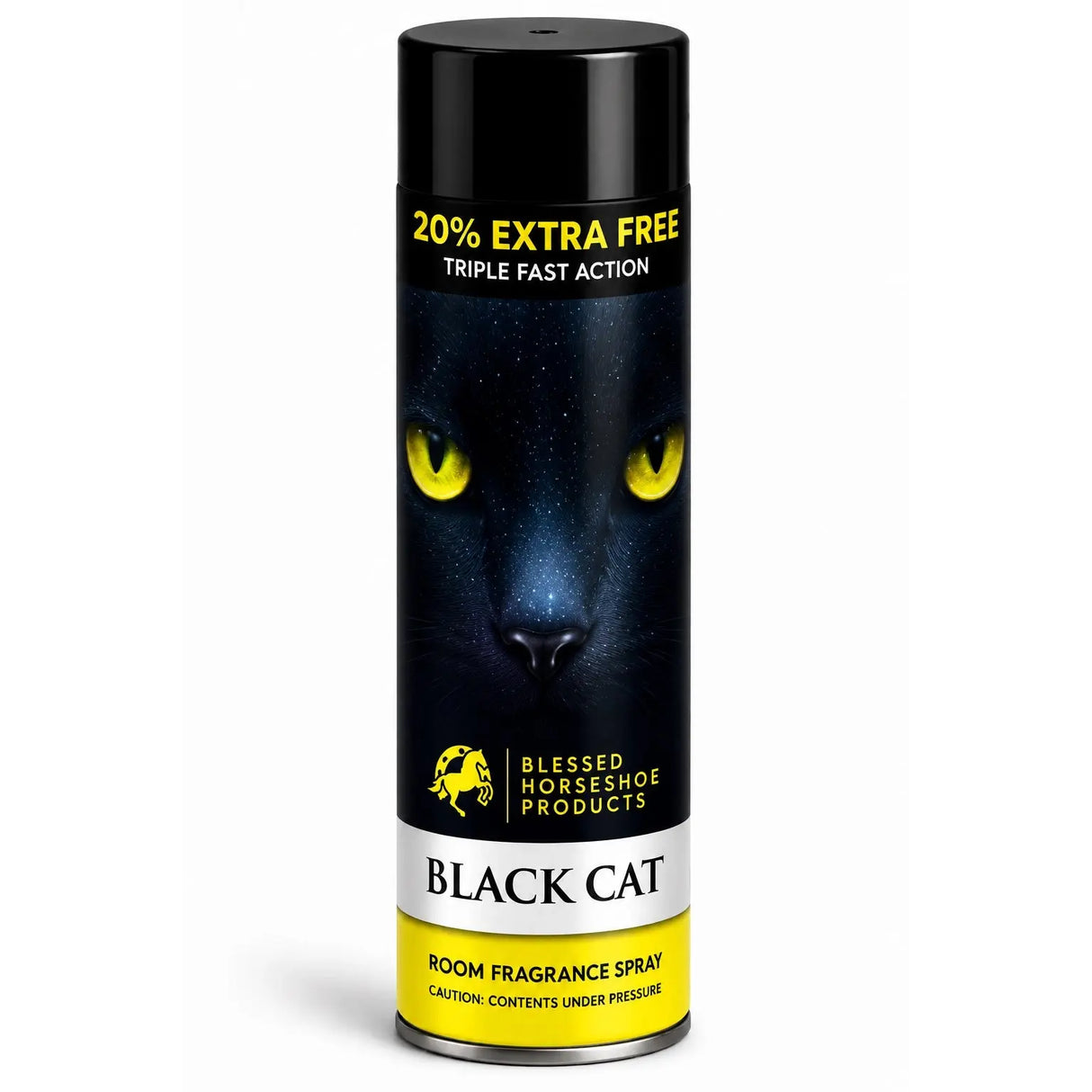 Black Cat Aerosol Spray Blessed Horseshoe Products