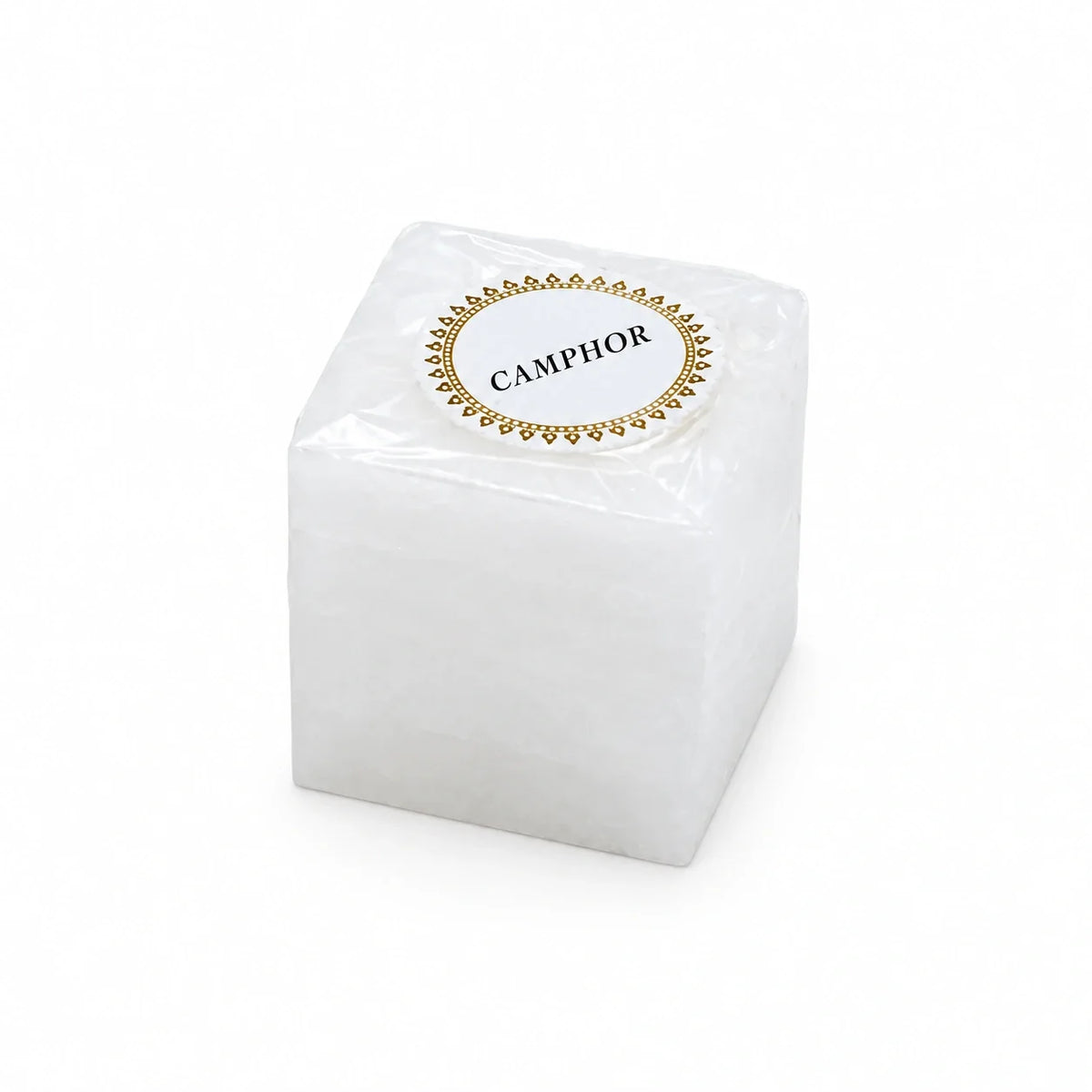 Camphor Tablets — white background studio photo
