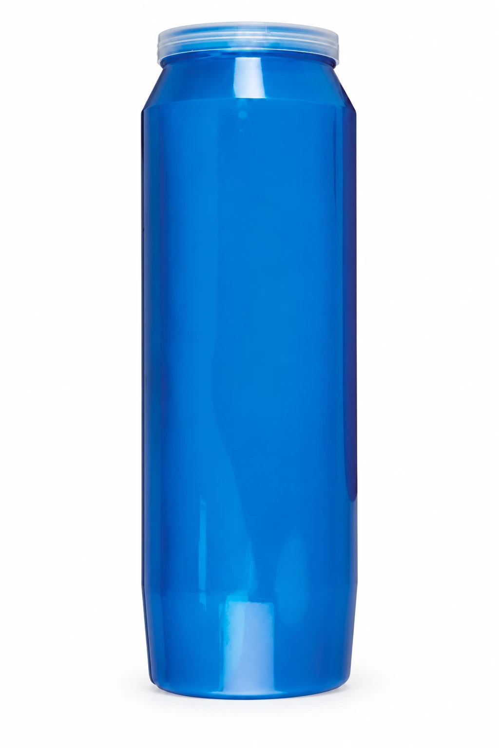 Blue 9 Day Sanctuary Candle — white studio background