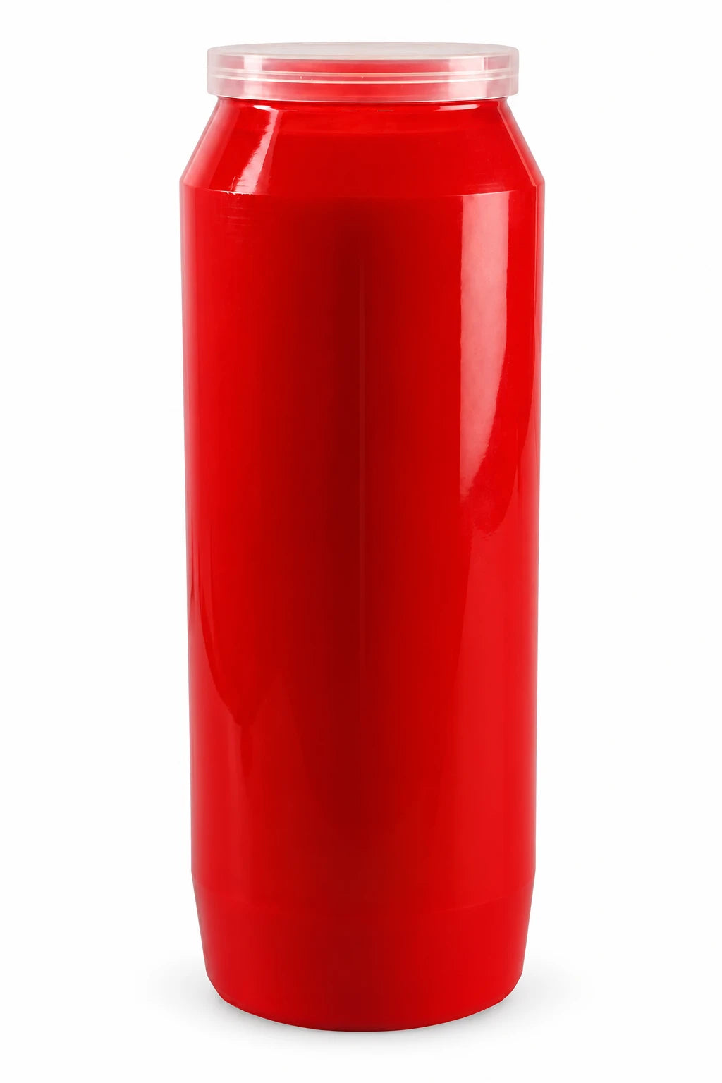 Red 9 Day Sanctuary Candle — white studio background