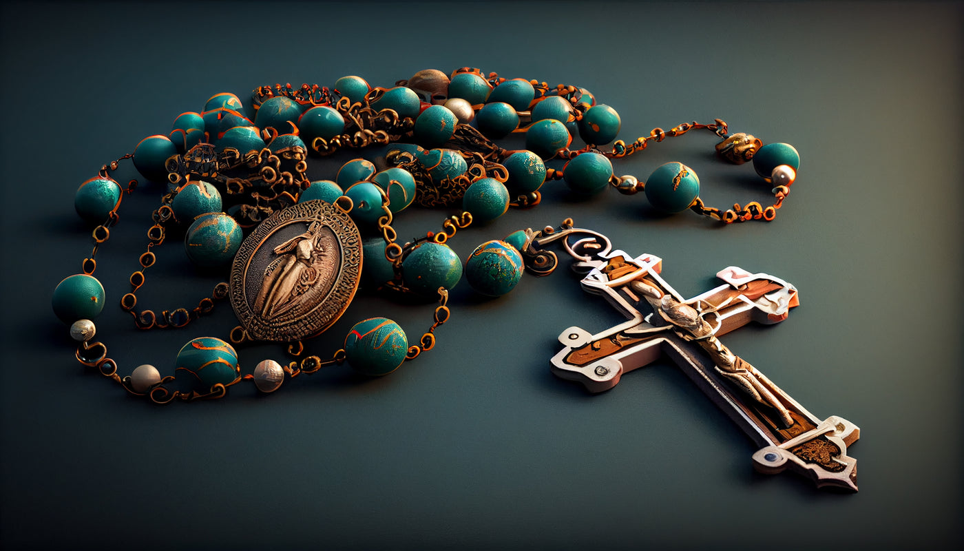 christianity-symbol-cross-necklace-shines-gold-generated-by-ai