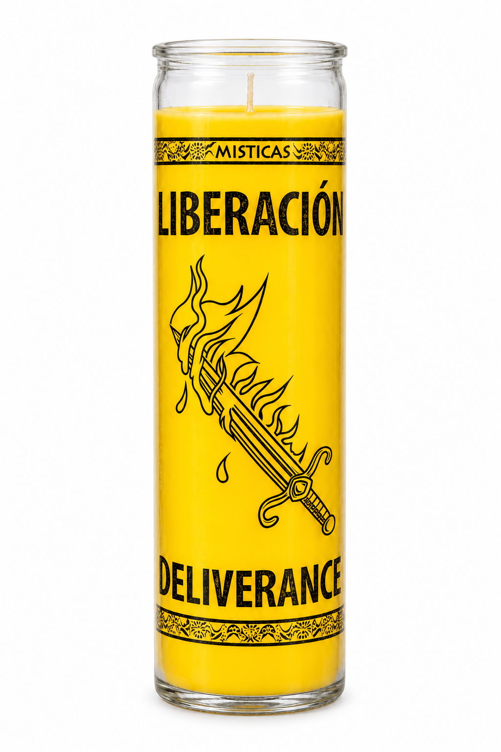 Deliverance Candle — white studio background