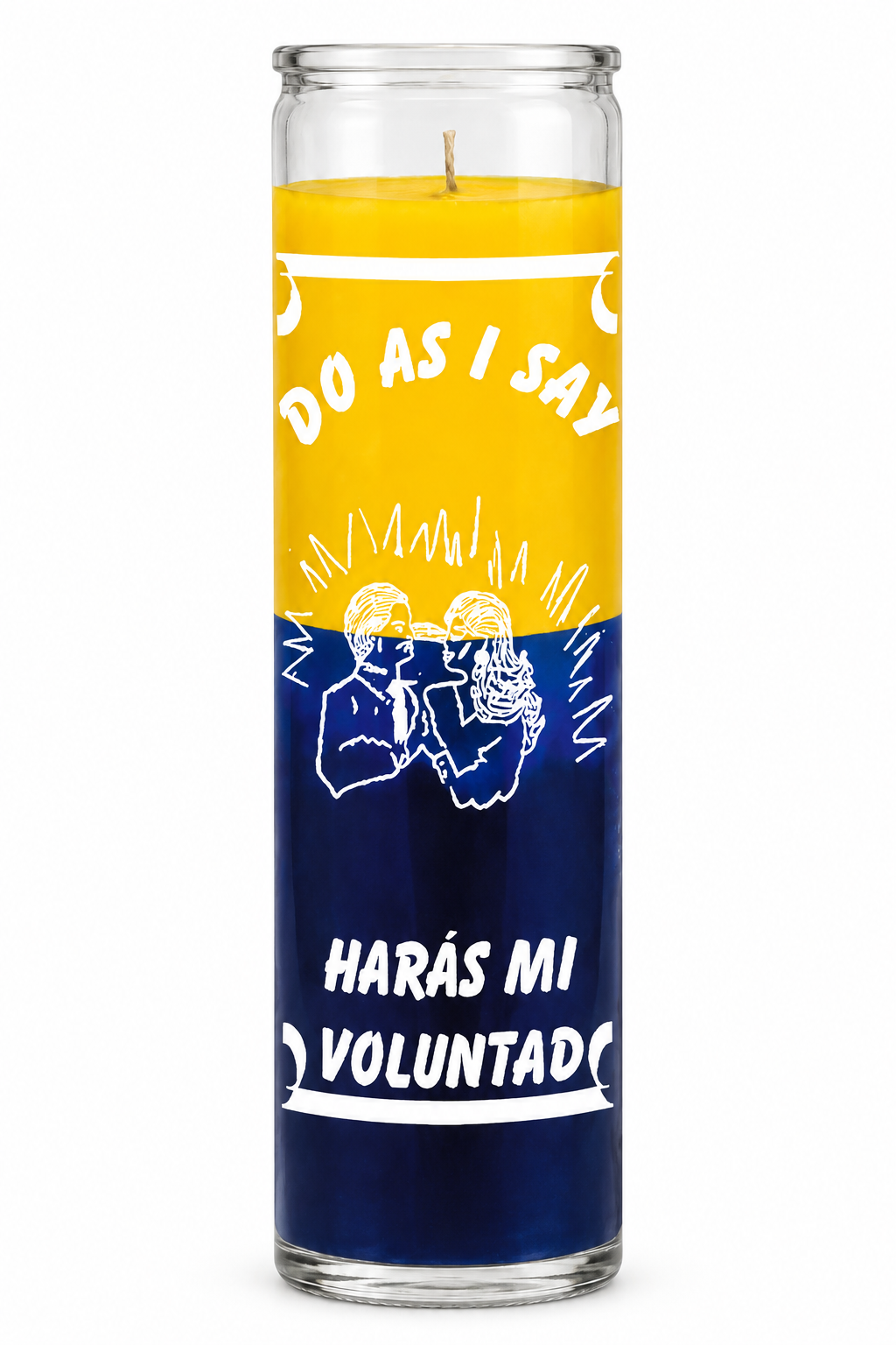 Do As I Say 7-Day Candle – Hoodoo Commanding Spell Candle — white studio background