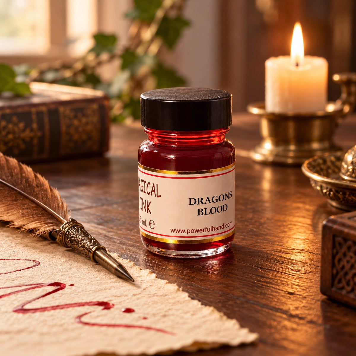 Dragon's Blood Ink Powerfulhand.com