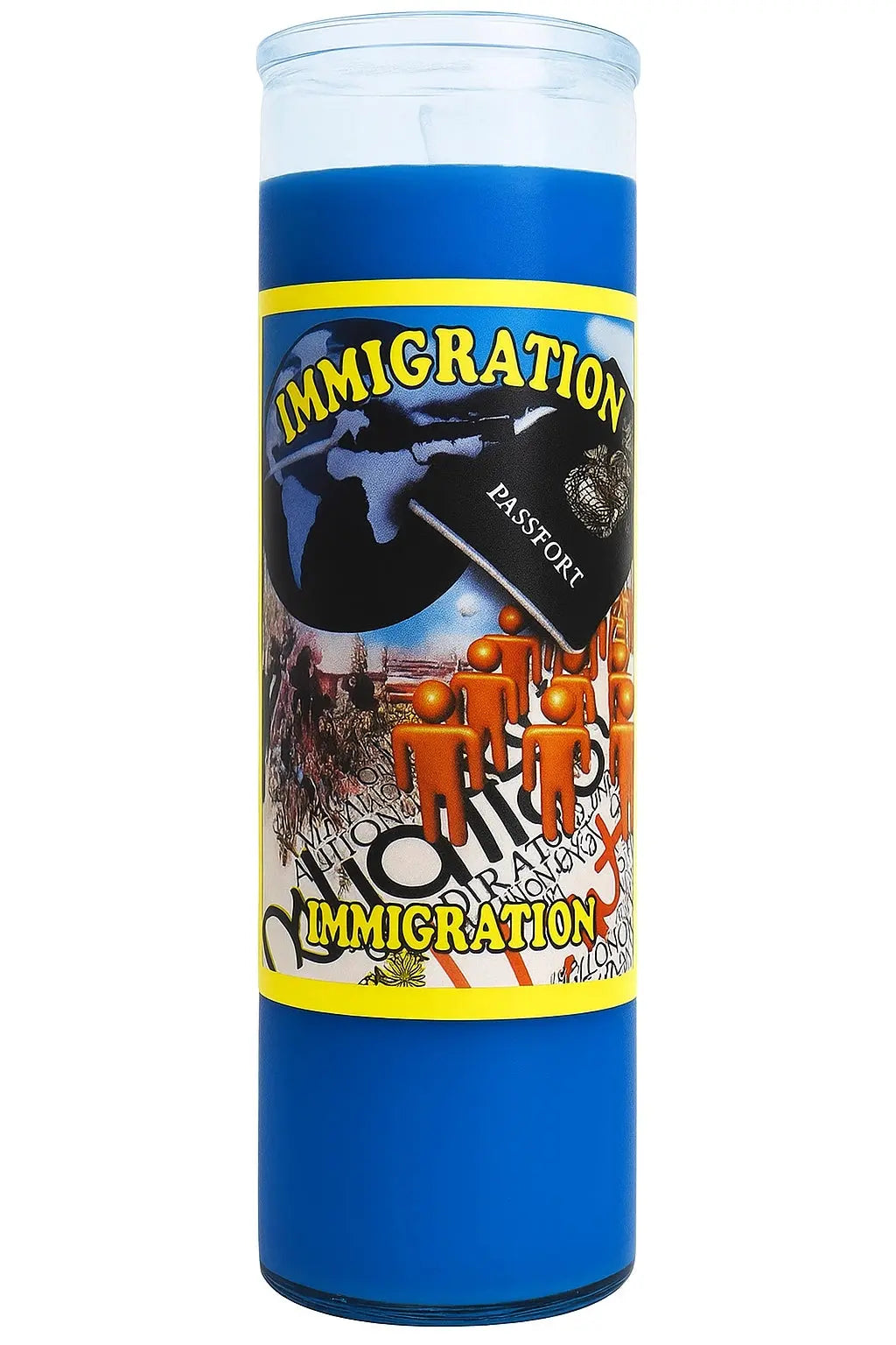 Immigration Dressed Candle Powerfulhand.com