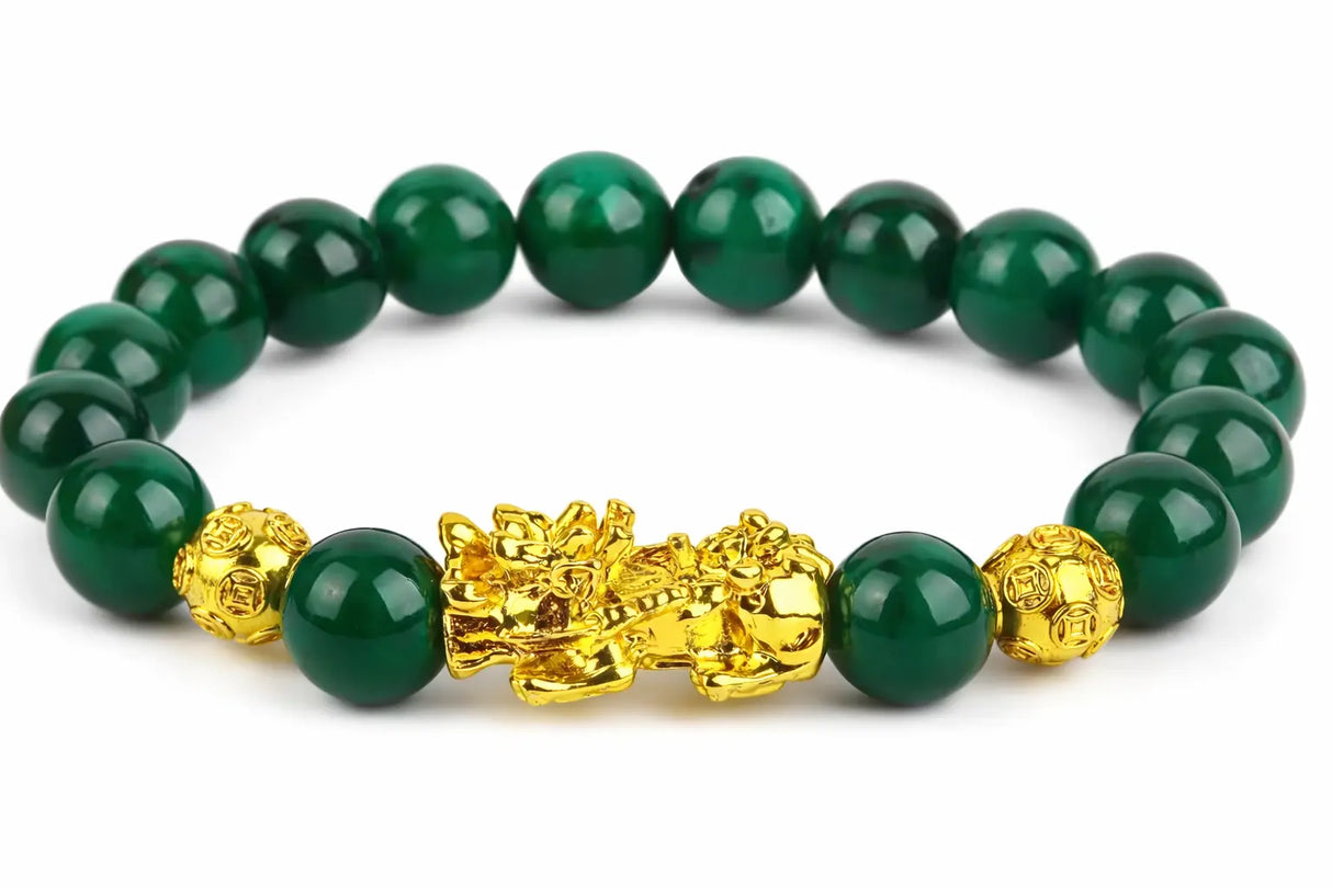 Jade Wealth Bracelet Powerfulhand.com