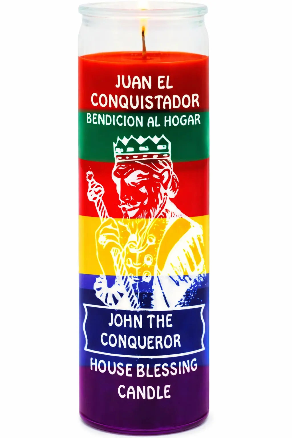 High John the Conqueror Candle Powerfulhand.com