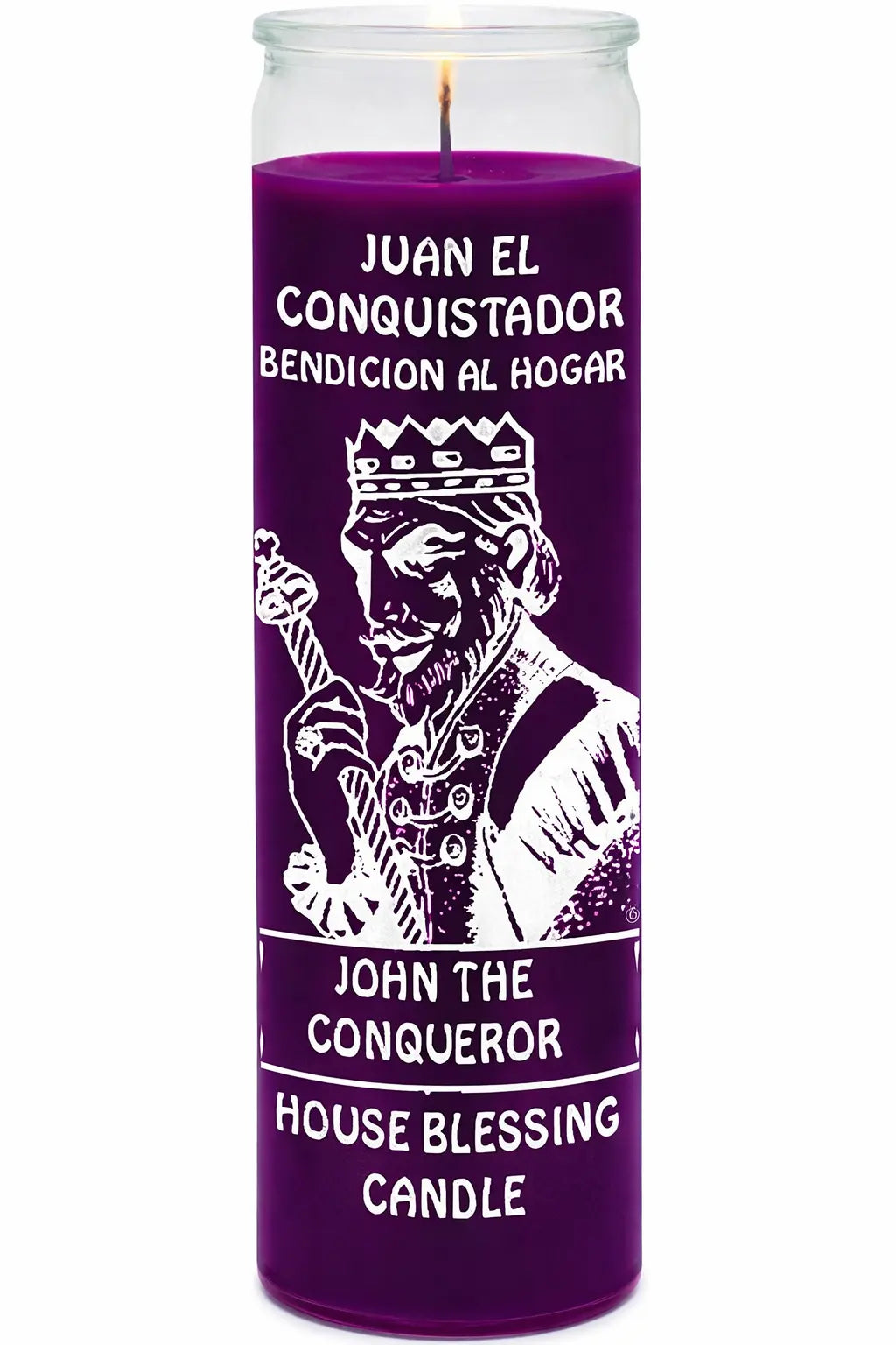 High John the Conqueror Candle Powerfulhand.com