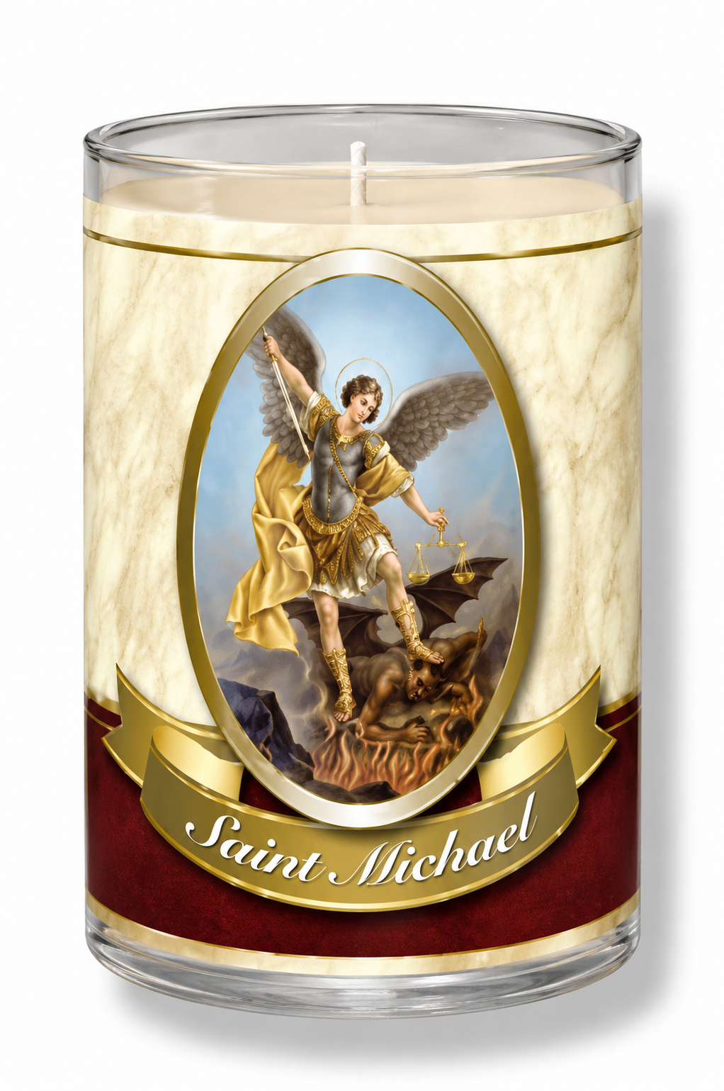 Saint Michael 24 Hour Votive Candle