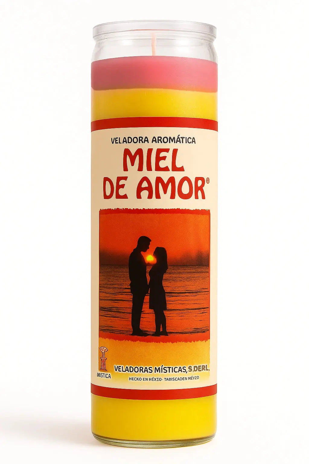 Honey of Love Dressed Candle Powerfulhand.com