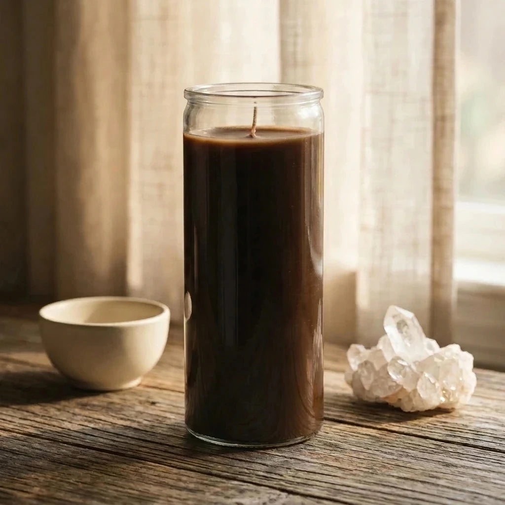 Brown 14 Day Plain Candle — Generated | Generated by Modelize