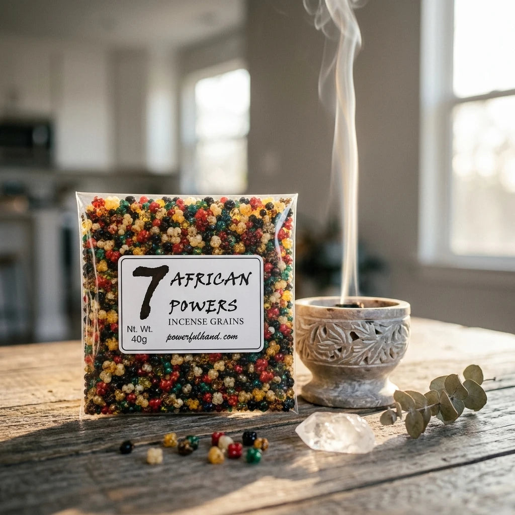 Incense grains in packaging — Ritual Lifestyle Scene | Generated by Modelize