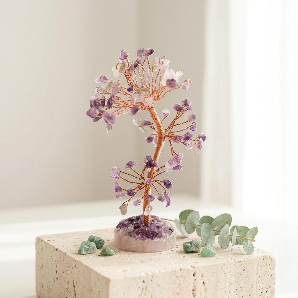 Crystal Gem Tree — Zen Sanctuary Lifestyle | Generated by Modelize