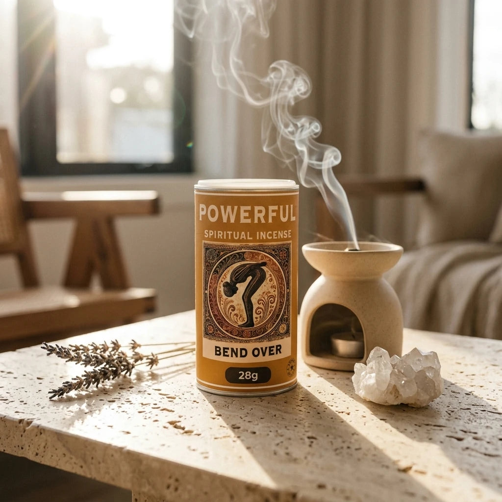 Spiritual incense powder canister — Cleansing Ritual Lifestyle | Generated by Modelize