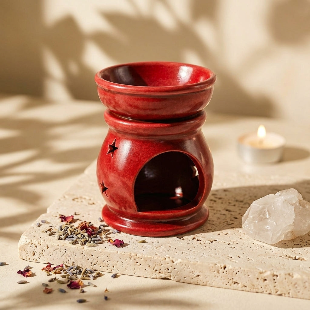 Soapstone Oil Burner — Spiritual Apothecary Lifestyle | Generated by Modelize