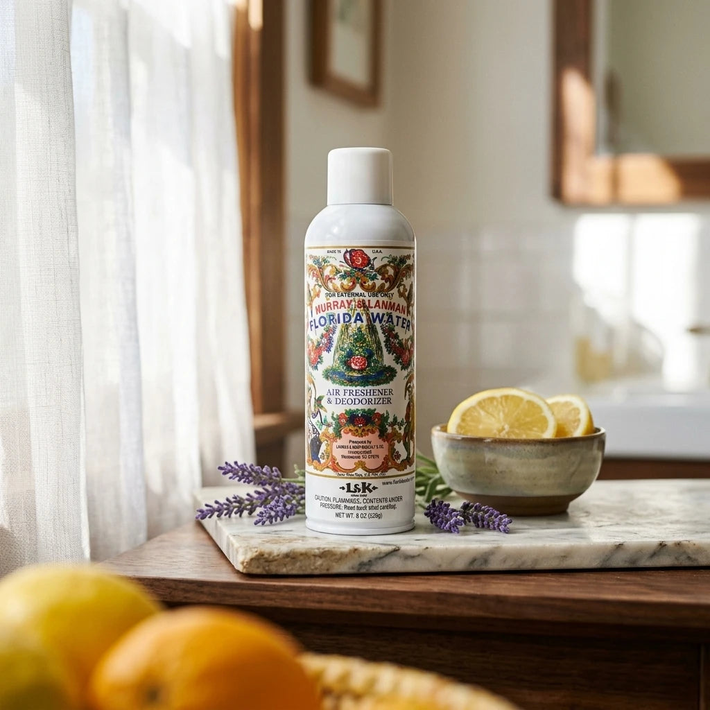 Aerosol fragrance spray — Vintage Lifestyle Setting | Generated by Modelize