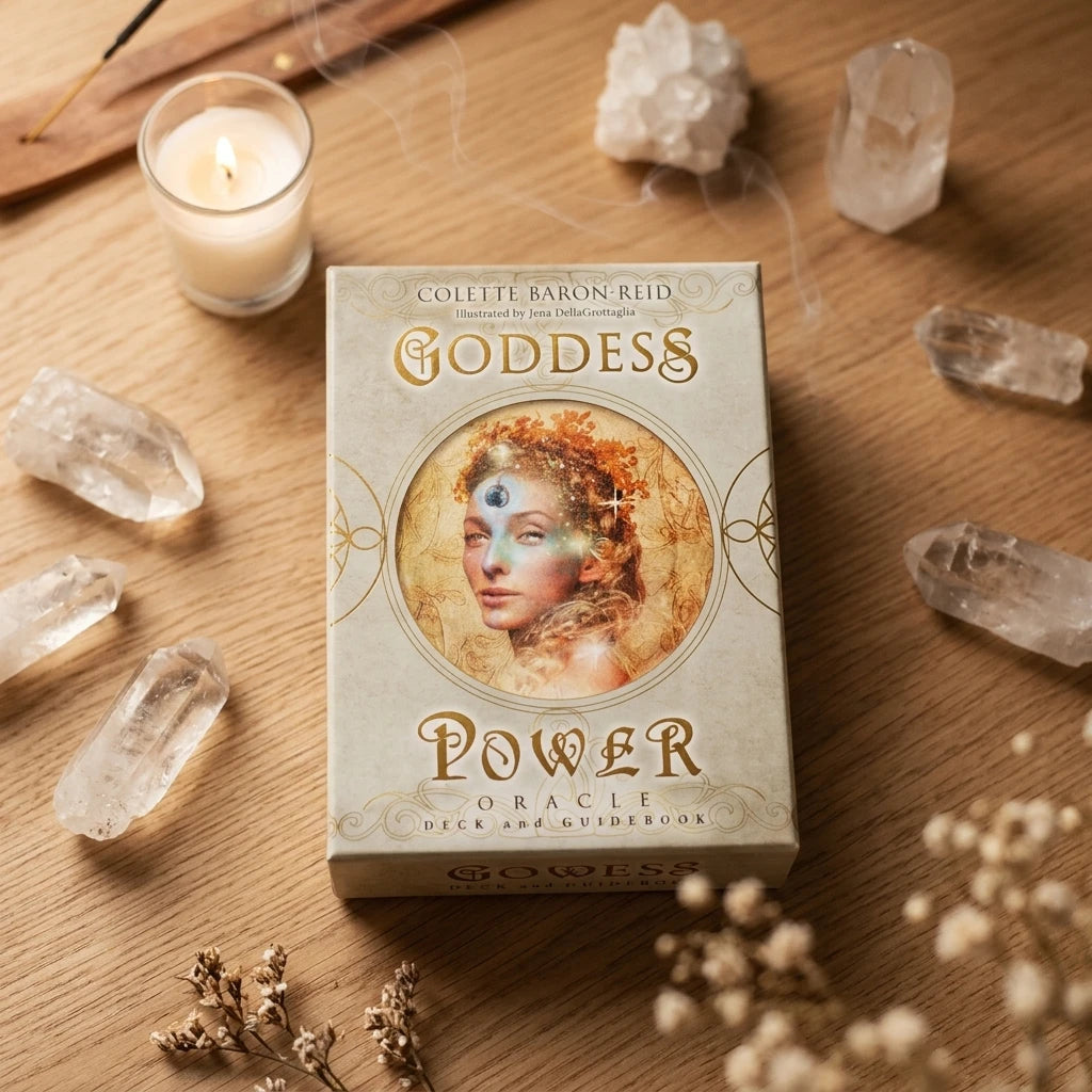 Oracle card deck and guidebook box — Sacred Altar Lifestyle | Generated by Modelize