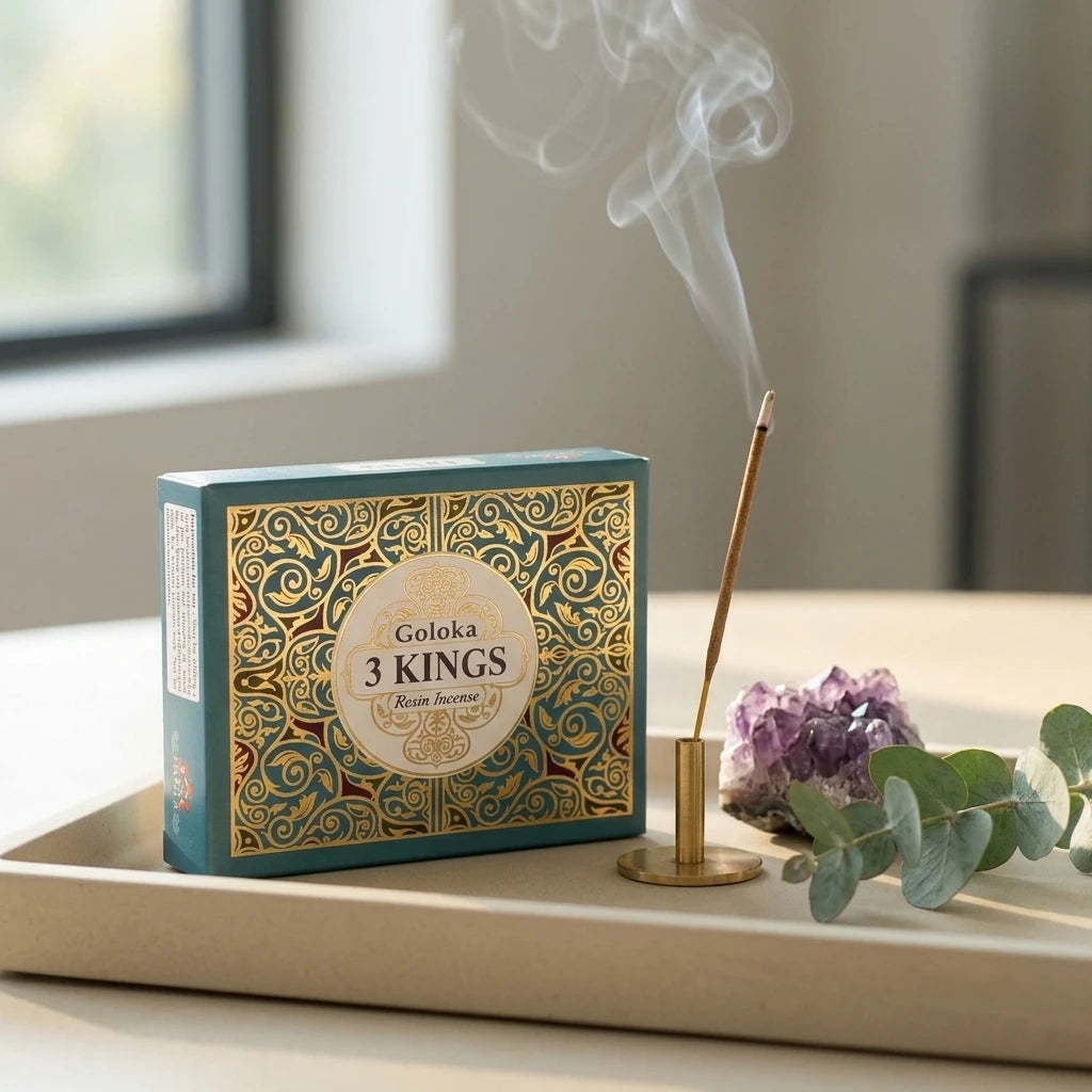 Resin incense box packaging — Morning Ritual Lifestyle | Generated by Modelize