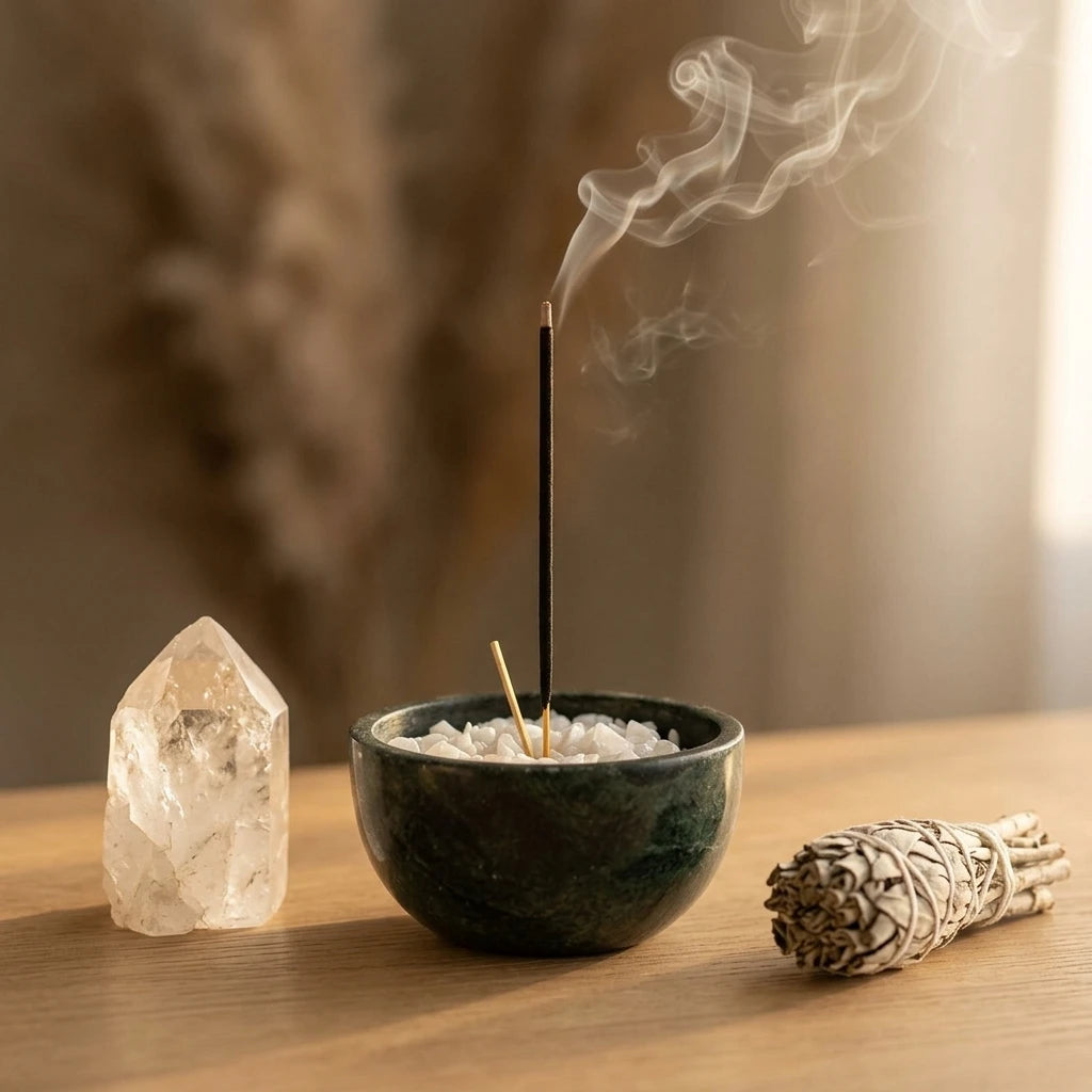Incense Burner Bowl — Ritual Lifestyle Scene | Generated by Modelize
