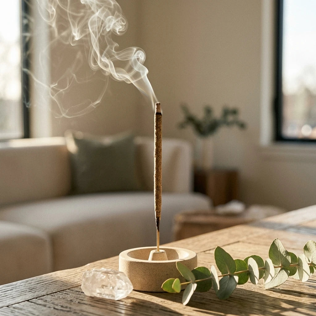Hand-rolled masala incense sticks — Spiritual Cleansing Ritual | Generated by Modelize