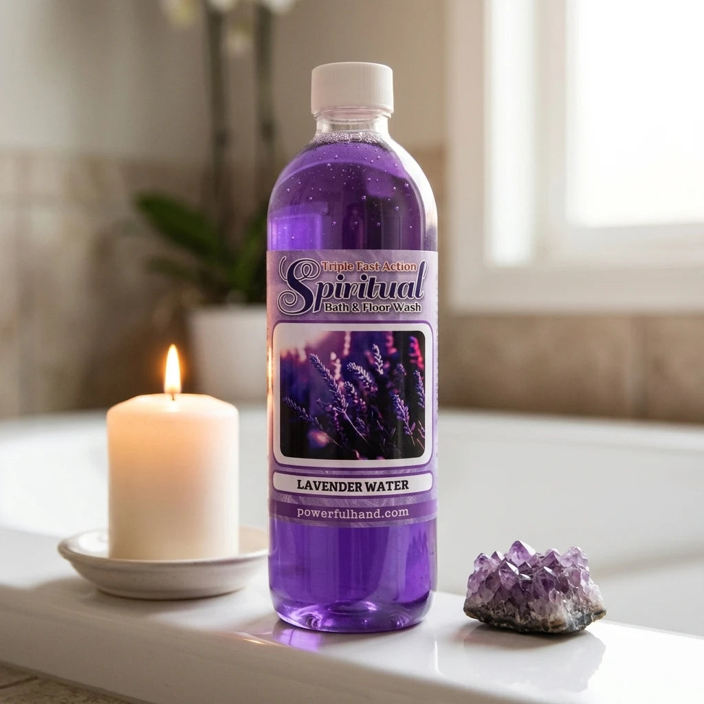 Spiritual wash liquid bottle — Ritual Bathside Lifestyle | Generated by Modelize