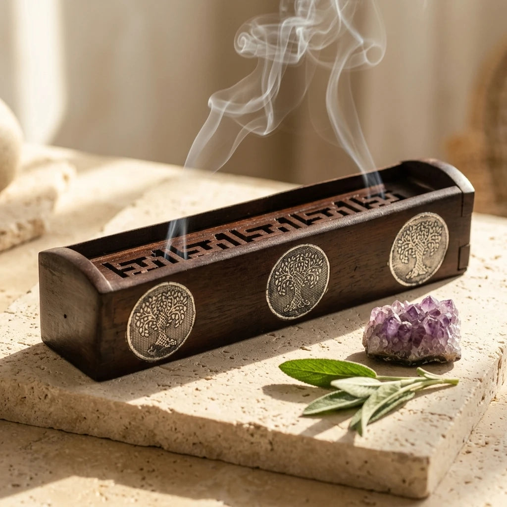 Incense Burner Box — Spiritual Cleansing Lifestyle | Generated by Modelize