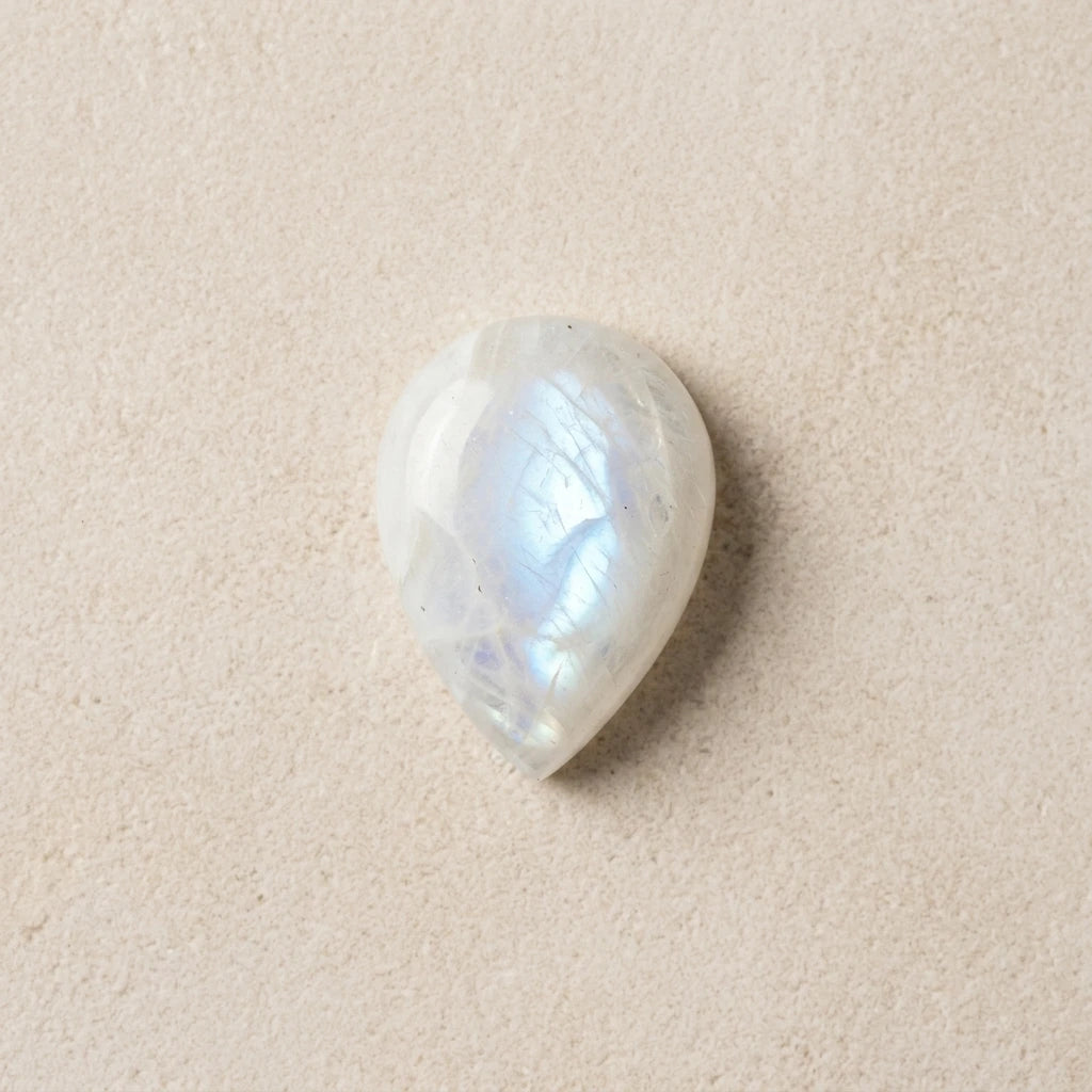 Tumbled Gemstone — Spiritual Wellness Flat Lay | Generated by Modelize