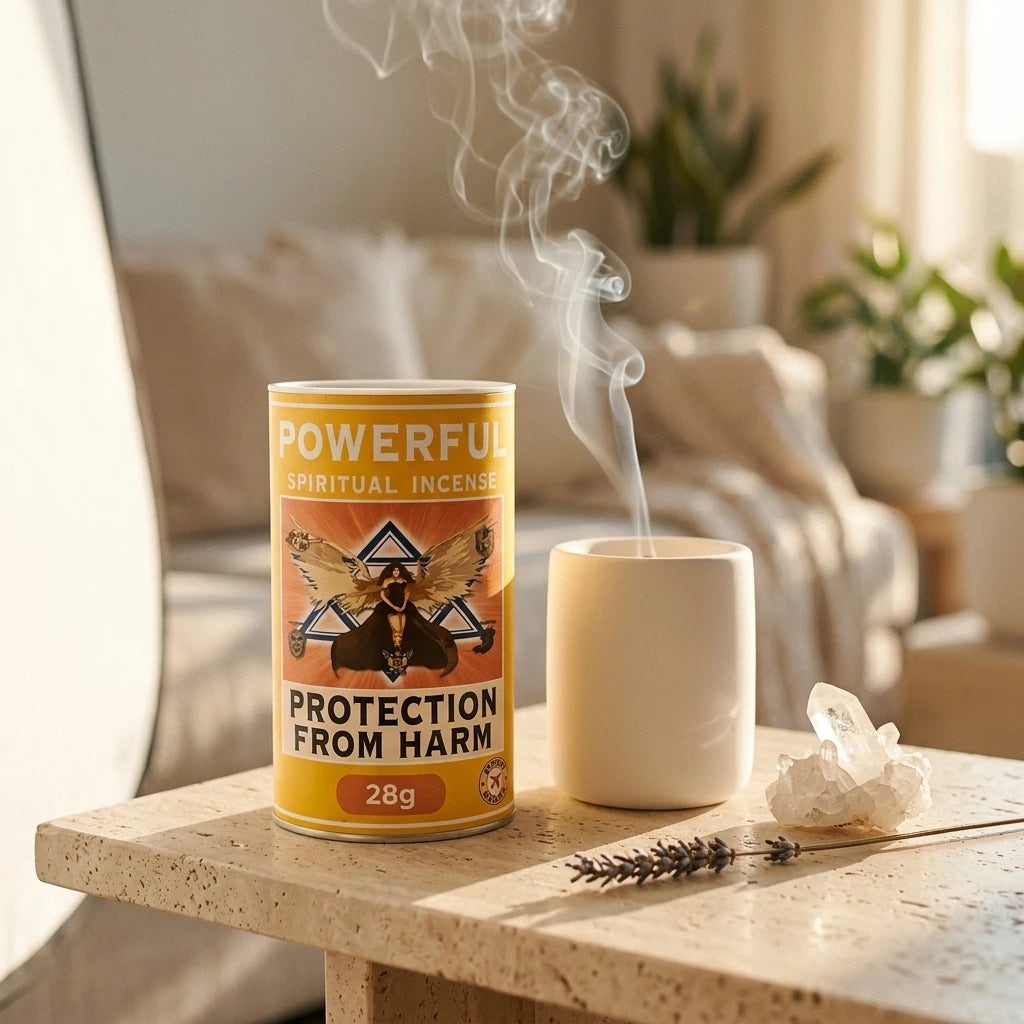 Incense powder canister — Cleansing Ritual Lifestyle | Generated by Modelize