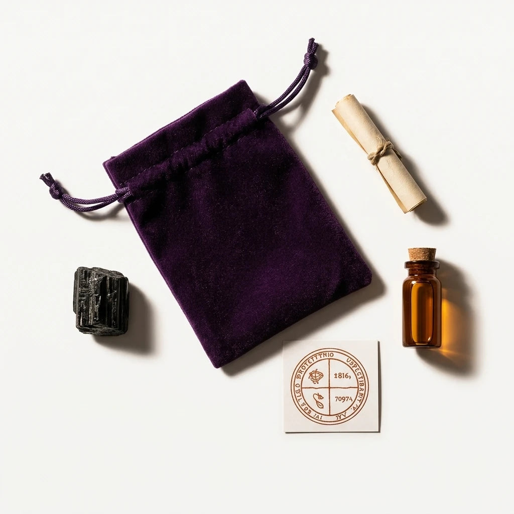 Protection Mojo Bag (Black Tourmaline Crystal) — product photo