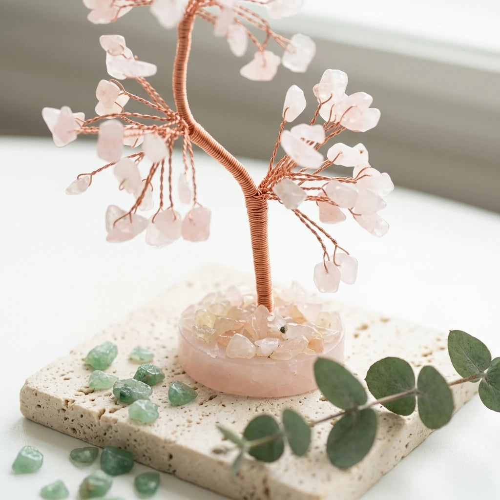Gemstone Tree Decor — Zen Sanctuary Lifestyle | Generated by Modelize