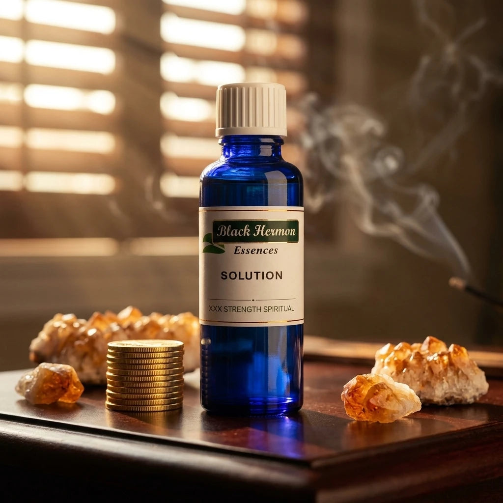 Spiritual essence oil bottle — Spiritual Abundance Ritual | Generated by Modelize