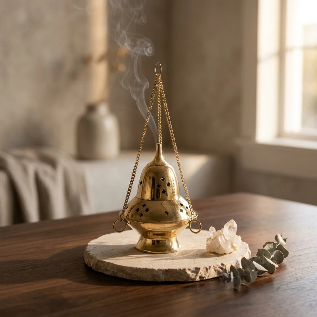 Hanging Incense Burner — Lifestyle Cleansing Ritual | Generated by Modelize