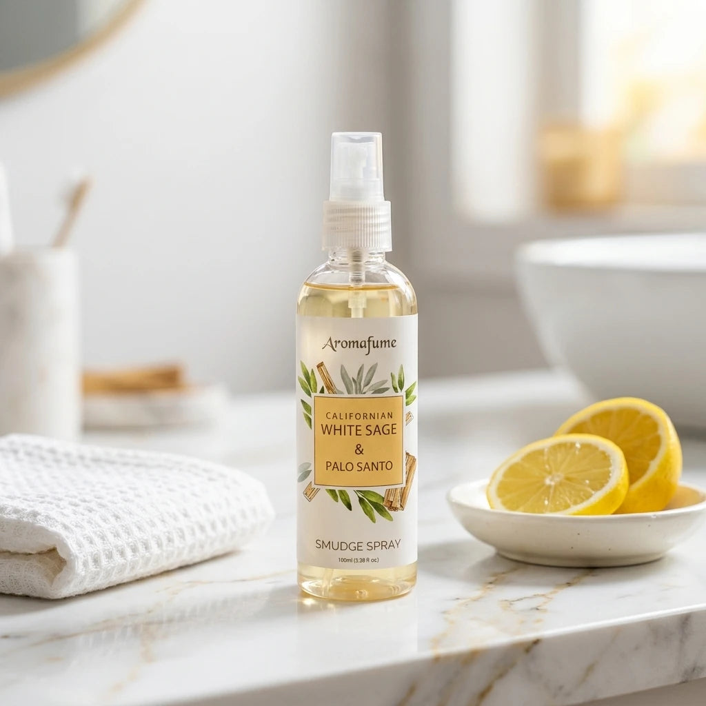 Aromatherapy smudge spray — Morning Ritual Lifestyle | Generated by Modelize