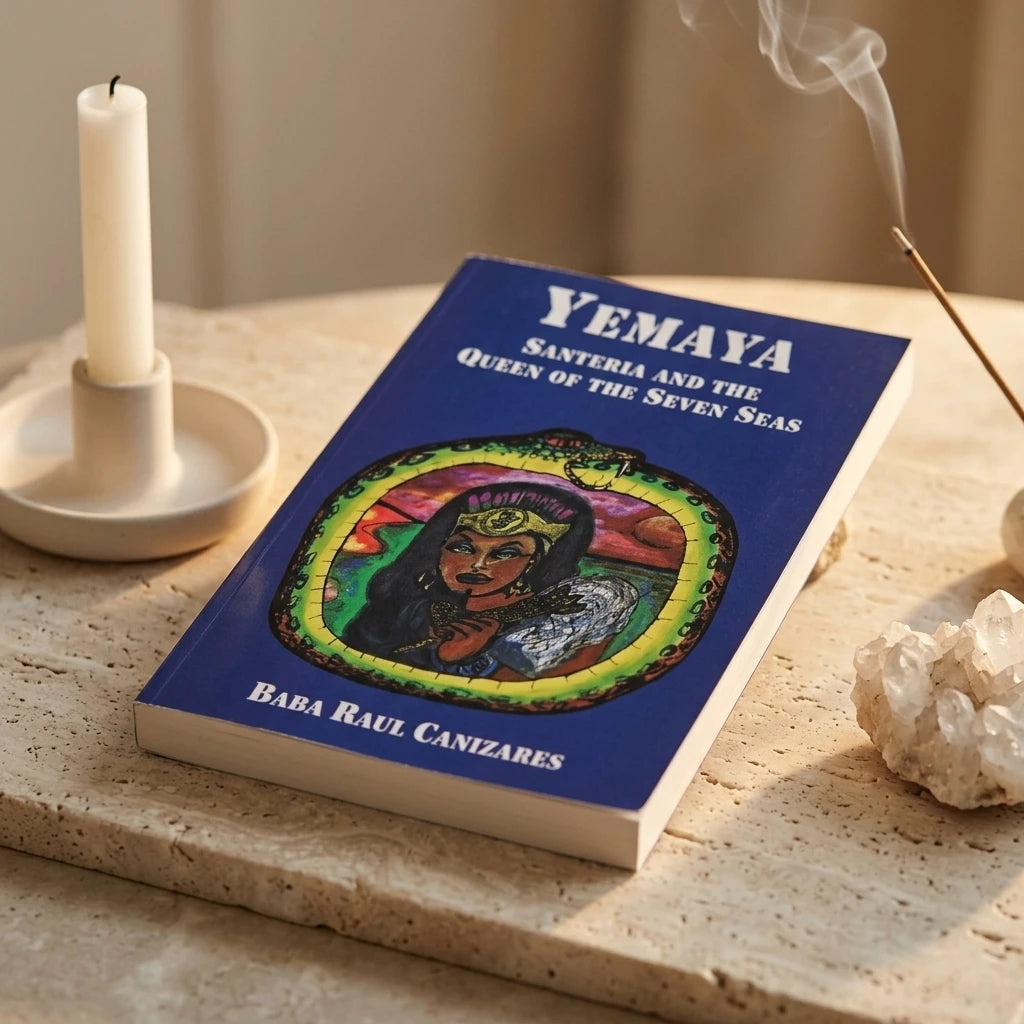 Spiritual paperback book — Contemporary Altar Lifestyle | Generated by Modelize