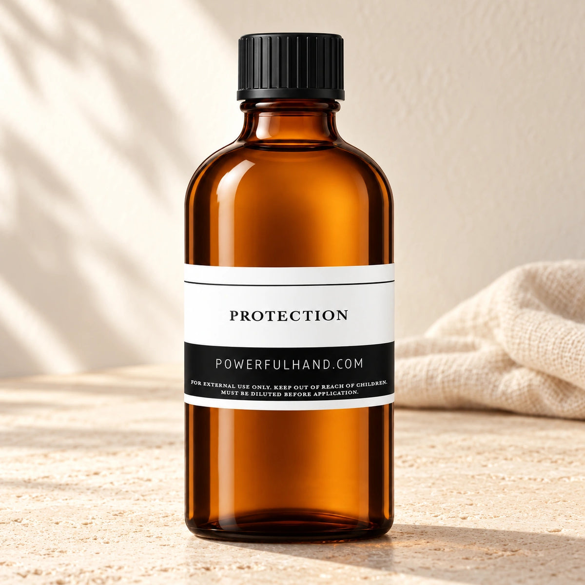 Protection Oil — lifestyle photo on a limestone surface