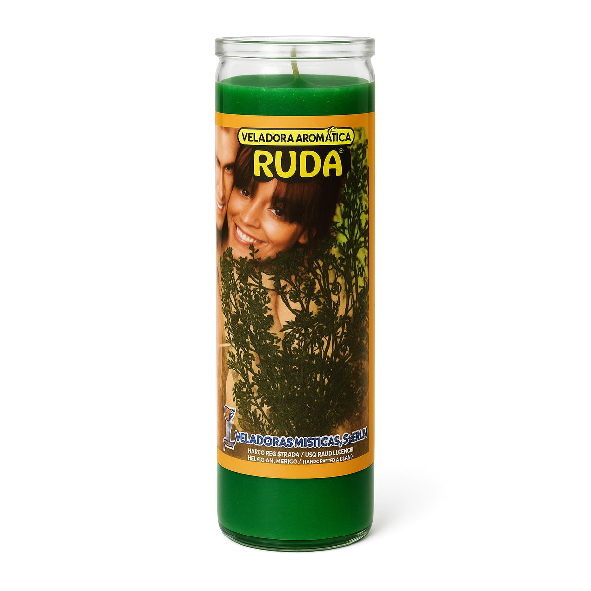 Rue (Ruda) Dressed Candle