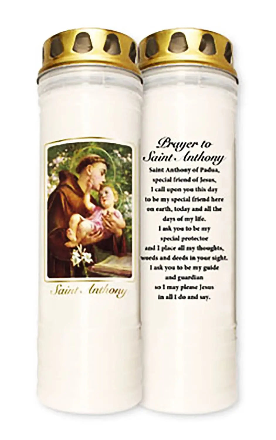 Saint Anthony Large Pillar Candle CBC Distributors