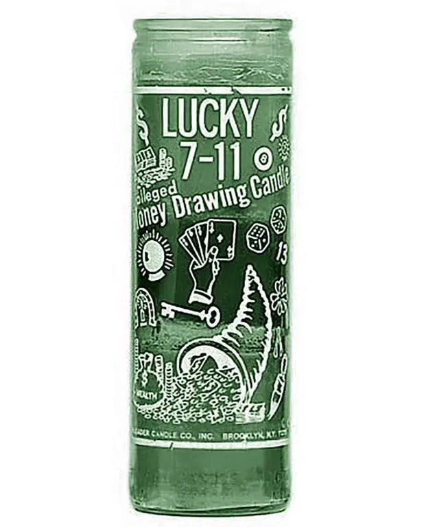 Lucky 7-11 Crusader Candle Powerfulhand.com