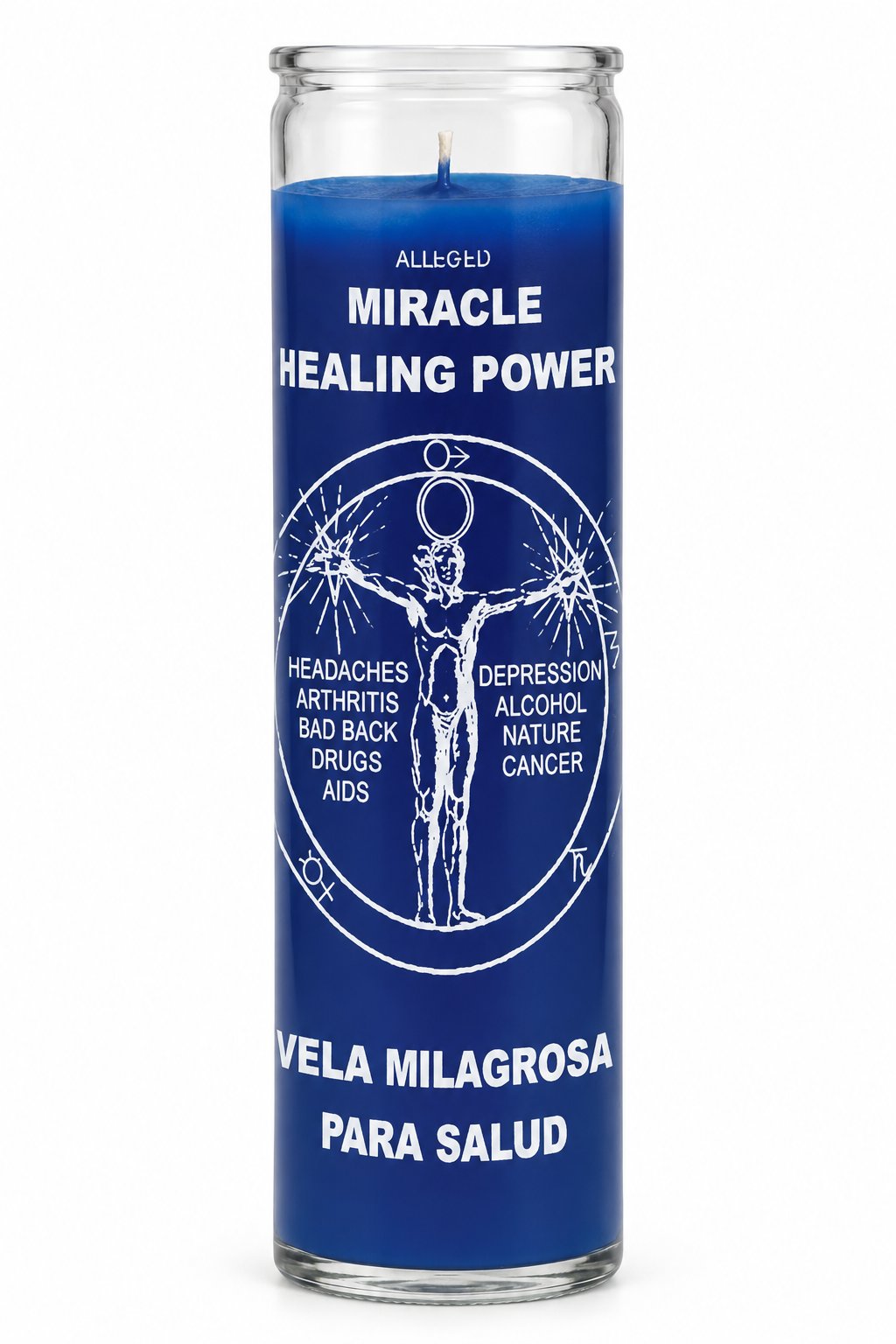 Healing 7-Day Candle – Spiritual Healing Spell Candle — white studio background
