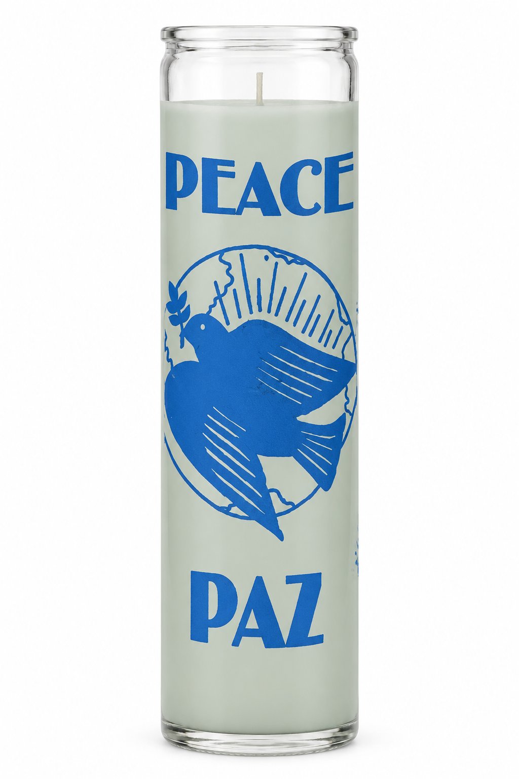 Peace 7-Day Candle – Spiritual Spell Candle for Peace & Calm — white studio background
