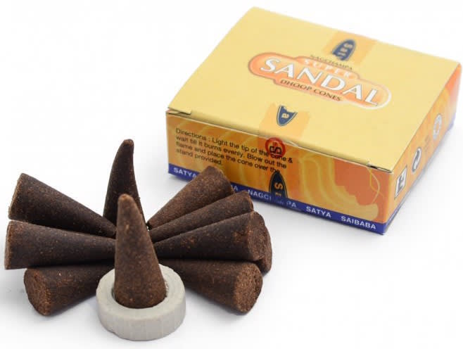 Cônes d'encens Super Sandal Dhoop