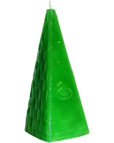 Green Pyramid Money Ritual Candle Powerfulhand.com