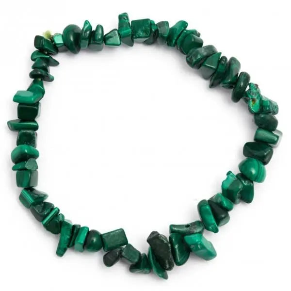 Malachite Chip Bracelet Powerfulhand.com