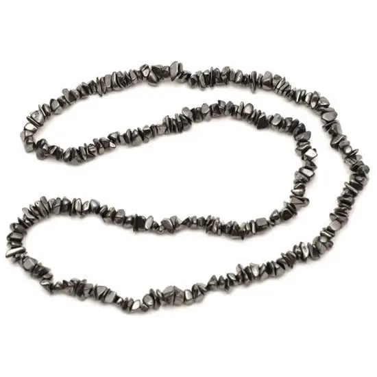 Hematite Chip Necklace Powerfulhand.com