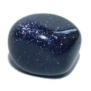 Blue Goldstone Tumbled Stone Powerfulhand.com
