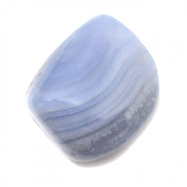 Blue Lace Agate Tumbled Stone
